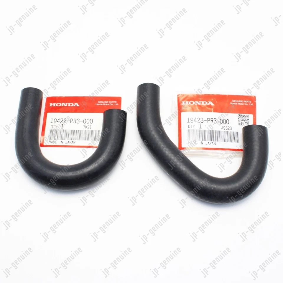 Juego de dos mangueras de enfriador de aceite de motor originales HONDA/ACURA Integra 1992-2001 Foto 3 de 4