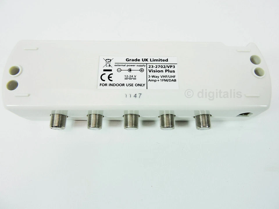 Vision Plus VP3 Digital Amplifier Caravan Television TV Aerial Signal Booster - Image 4 of 4