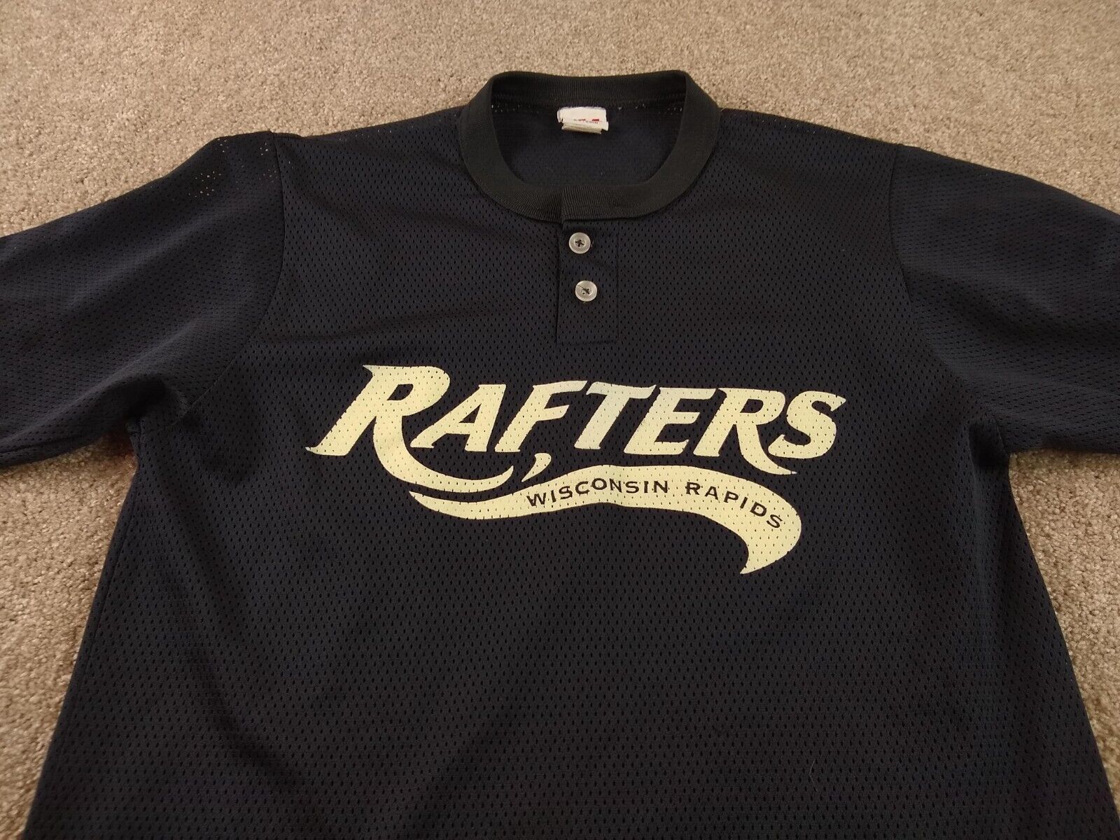 Rafters Wisconsin Rapids Shirt Mens Small Black A… - image 2