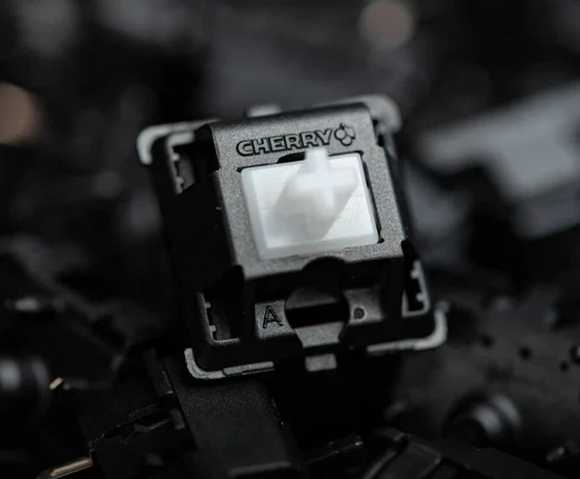 Hand Lubed/Filmed Cherry MX Ergo Clear Tactile Switches - Image 2 of 3