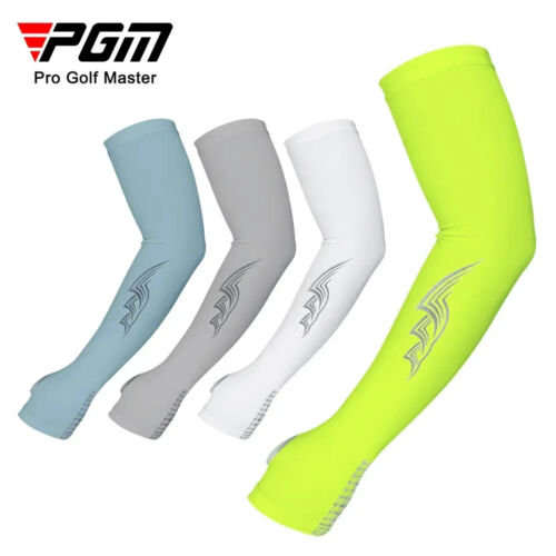 1 Pair Anti-Slip Ice Silk Arm Sleeves - Breathable Sunscreen for Outdoor Sports