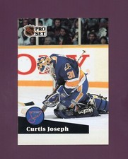 1991 Pro Set Curtis Joseph #473 - St. Louis Blues