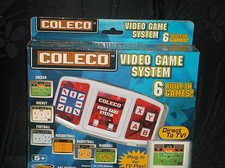 Coleco video game System-6 built in games-2005 techno source-plug  play to TV