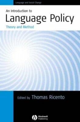 An Introduction to Language Policy: Theory and , Ricento Paperback+=