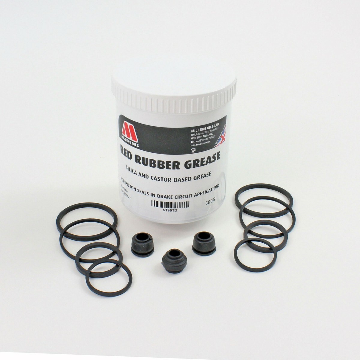 オーガニック Brakecrafters Red Rubber Grease For Hydraulic Motorcycle Brake