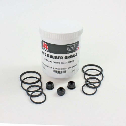 Brakecrafters Red Rubber Grease For Hydraulic Motorcycle Brake Systems Repair - Picture 2 of 3