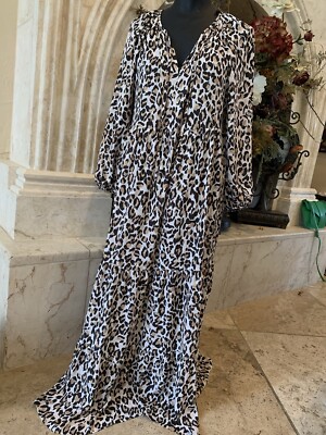 NWT Banana Republic Brown Leopard Tiered Boho Casual Maxi Dress ( XS ) | eBay NWT Banana Republic Brown Leopard Tiered Boho Casual Maxi Dress ( XS ) | eBay