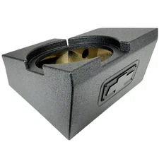 Silverado Sierra 19-24 Crew Cab Subwoofer Box Enclosure Single Woofer 1x12"