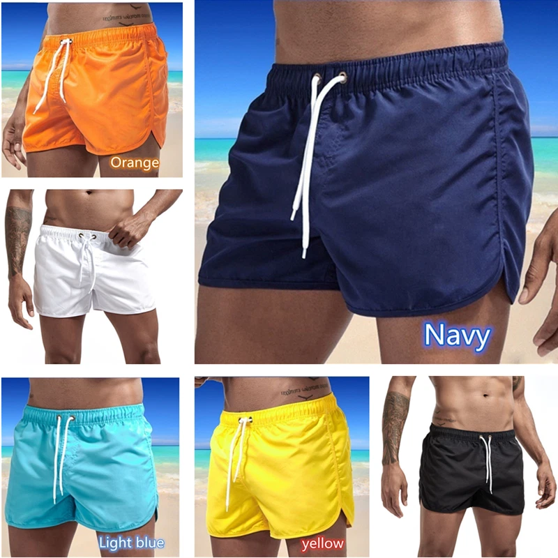 Mens Summer Quick Dry Swim Pants Swimwear Casual Beach Surf Board Shorts Bottoms