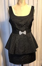 Windsor Womens Short  Blk Cocktail Dress Sz 7 NNT