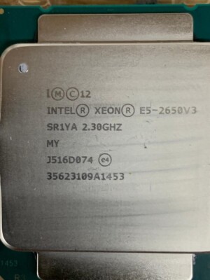 Lot of 3 Intel Xeon E5-2650 v3 SR1YA