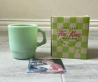 Fire King Japan 2011 Jadeite Jadite Stacking Mug Cup Limited New w Box & Sticker