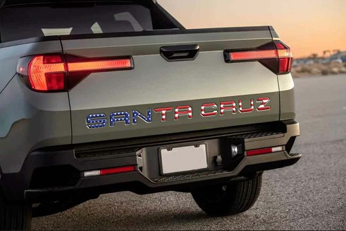 american flag raised letters fits HYUNDAI SANTA CRUZ 2022 23 tailgate ...