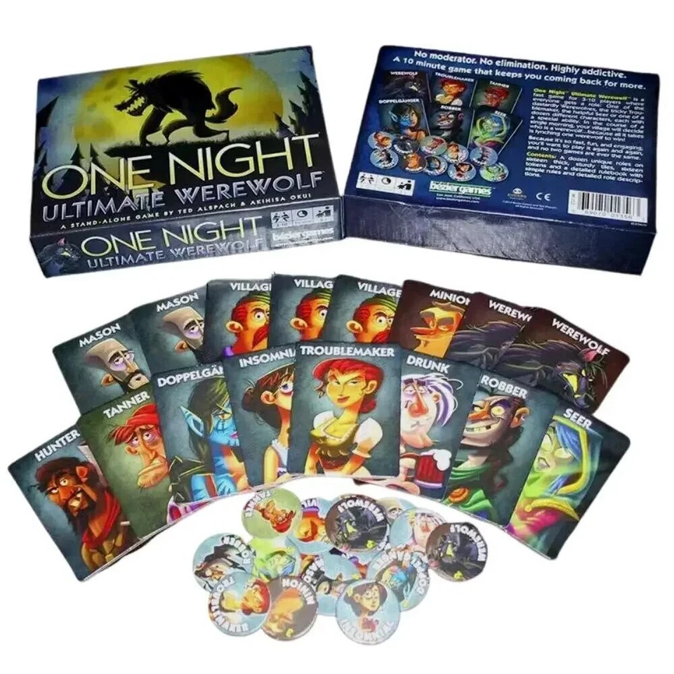 One Night Ultimate Werewolf - Board Game & Sealed Gift - Image 4 of 4