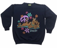 Vintage 1998 Cartoon Network Scooby-Do Crew Neck Sweater Kids Size L 10-12