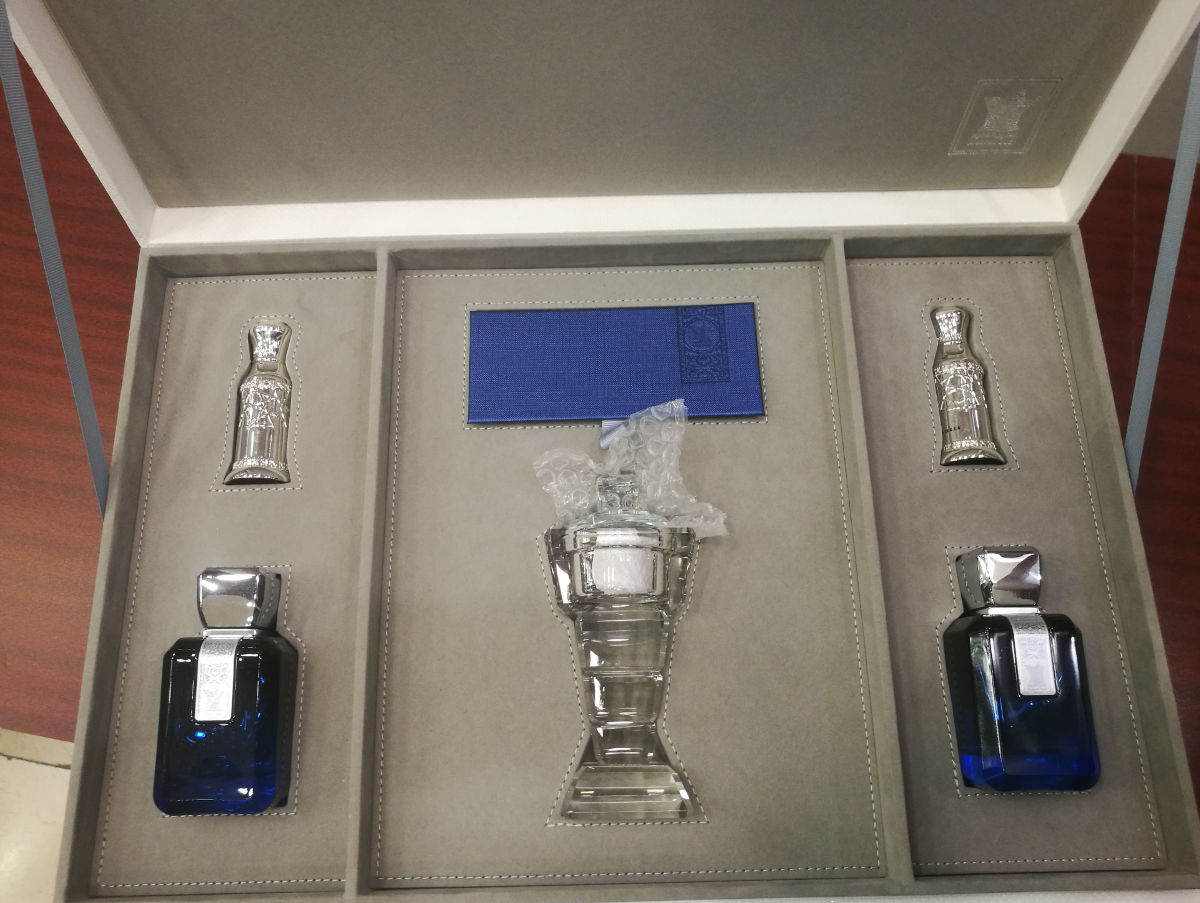Blue Set Bag by Arabian Oud - 6 Pieces Set - Express Shipping | eBay