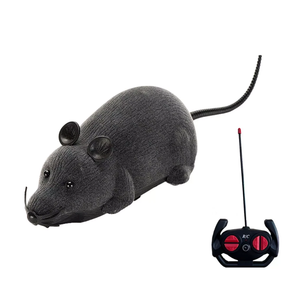 Remote Control RC Rat Mouse MICE Wireless For Cat Dog Pet Toy Novelty Gift - Image 3 of 4