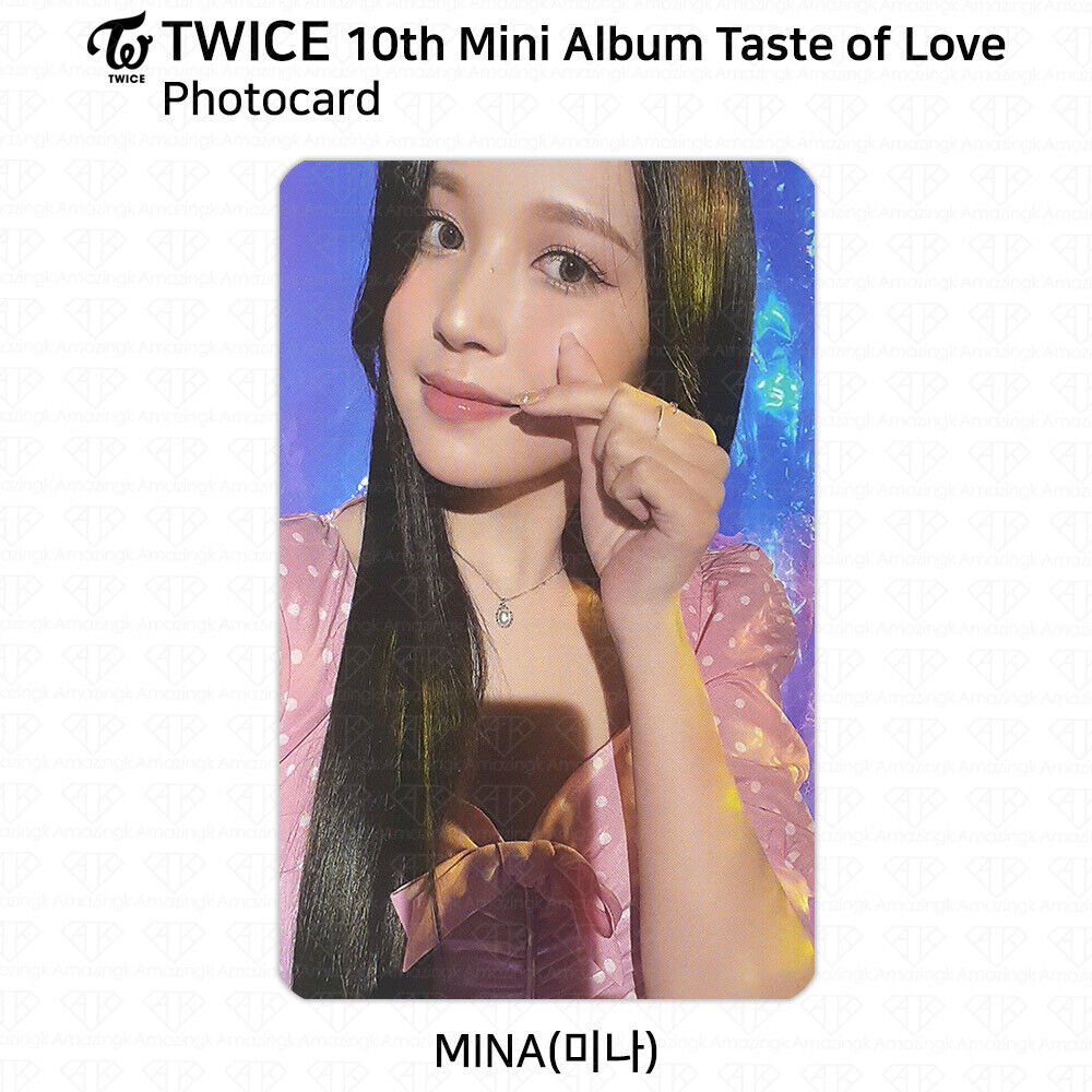 TWICE 10th Mini Album Taste of Love Official Photocard Mina TWICE 10th Mini Album Taste of Love Official Photocard Mina