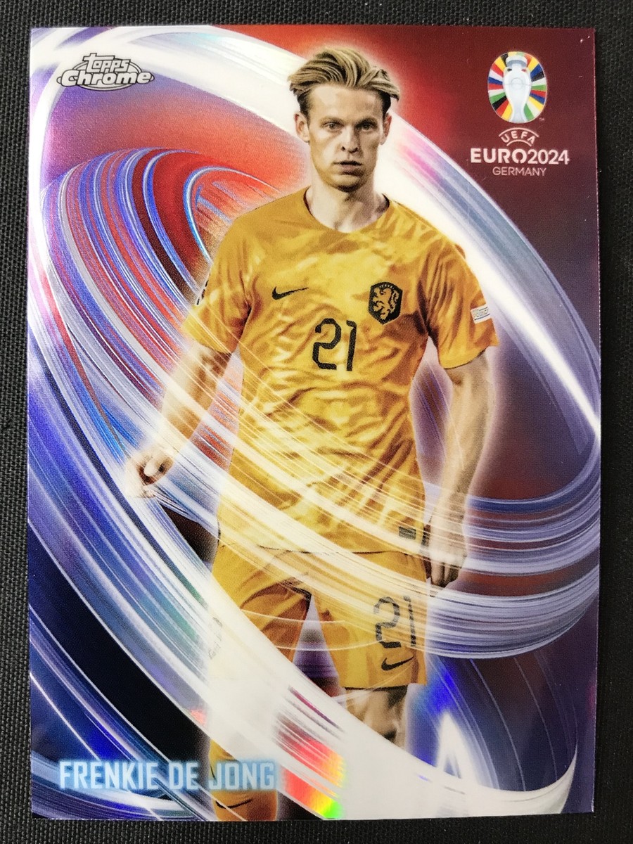 EURO2024 デ・ヨング Topps UEFA EURO EM 2024 Germany SC 5 Frenkie de Jong Chrome