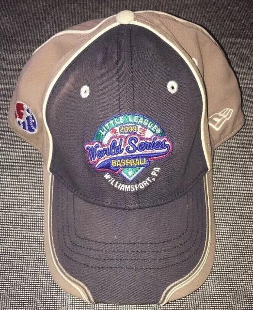 LITTLE LEAGUE WORLD SERIES 2009 BASEBALL HAT CAP Blue & Tan NEW ERA