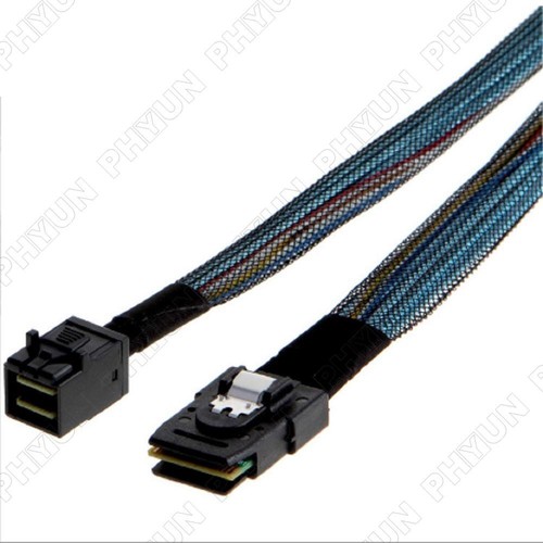 1x 1M Connection Cable Adapter SFF-8643 To Mini SAS SFF-8087 For SAS 2.1 SAS 3.0 - Picture 2 of 5