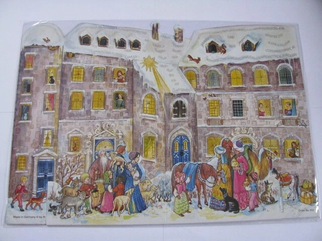 Nostalgischer Adventskalender Weihnachten ,Geschichte  3 D Optik Sellmer Verlag