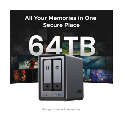UGREEN NASync DXP2800 2-Bay NAS with Intel N100 Quad-Core