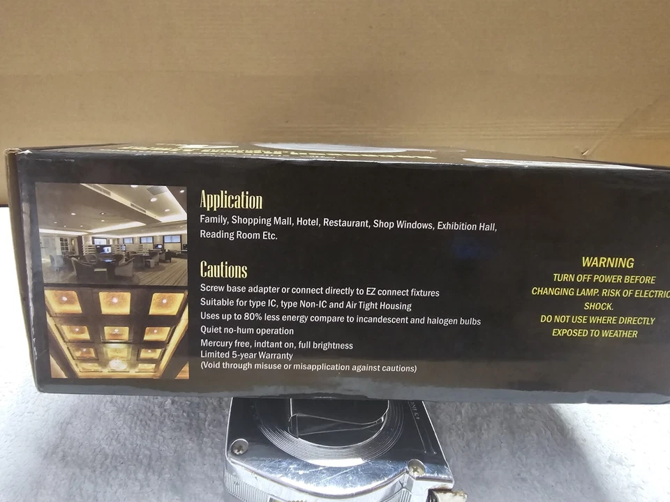 Downlight Retro Empotrado LED Regulable 4 Pulgadas Empotrado 4 Luces Con Borde Foto 3 de 4