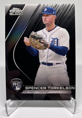 2022 Topps Chrome Black #BRDV-8 DET Spencer Torkelson RC Design Variations