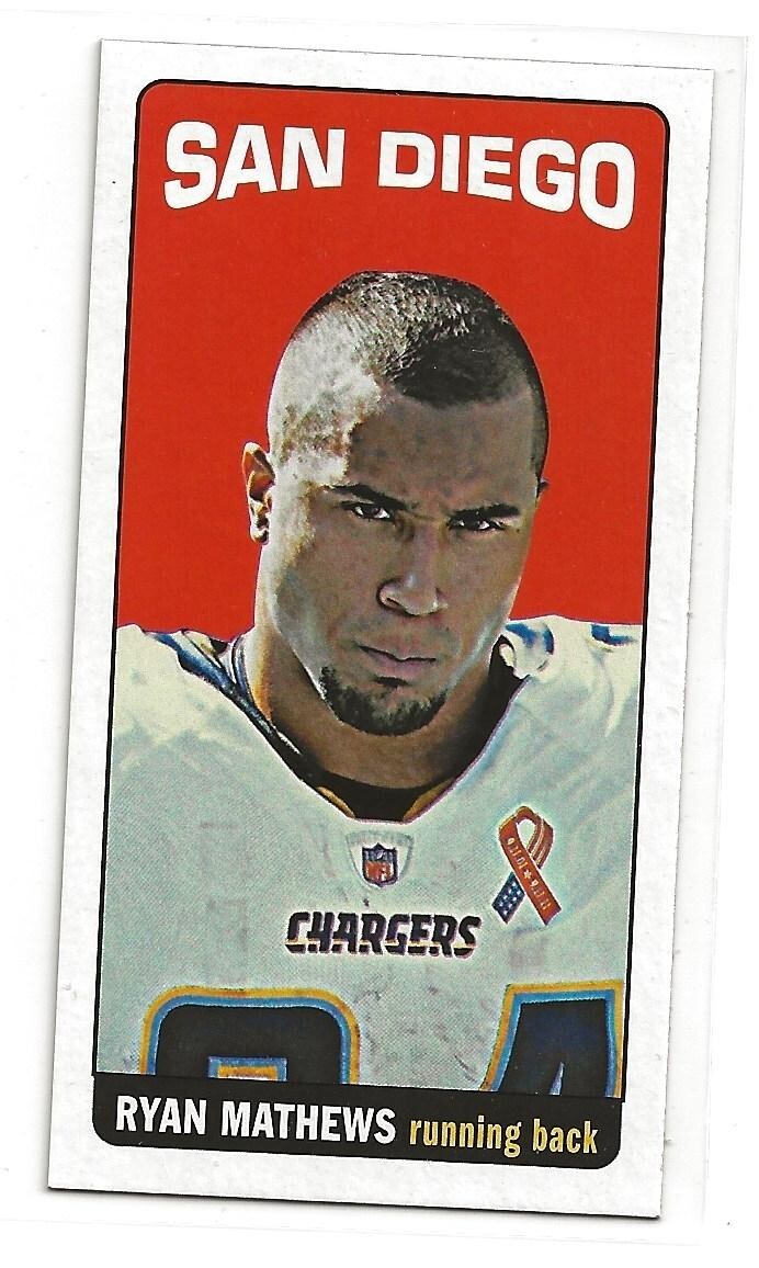2012 Topps Ryan Mathews 1965 Mini Insert Card
