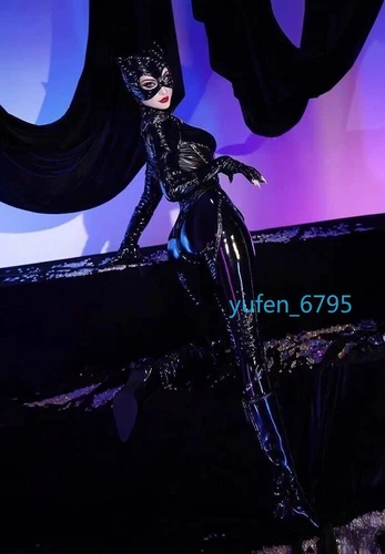 Batman 2022 Catwoman Cosplay Costume Selina Kyle Outfit Jumpsuit For Halloween - Bild 6 von 13