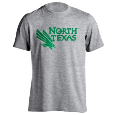 North Texas Mean Green Retro Distressed T-Shirt - Vintage Style UNT Fan Tee - View #10