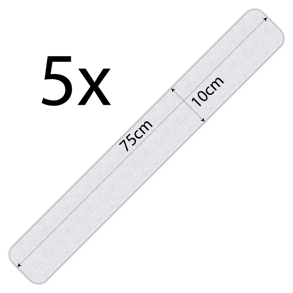 Antirutsch-Streifen 75cmx10cm, 5 Stk, transparent - Bild 2 von 4