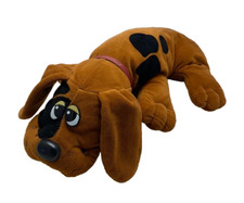 Vintage 1985 Tonka Pound Puppies Plush, 18" Medium Brown W/Floppy Ears FREE S H