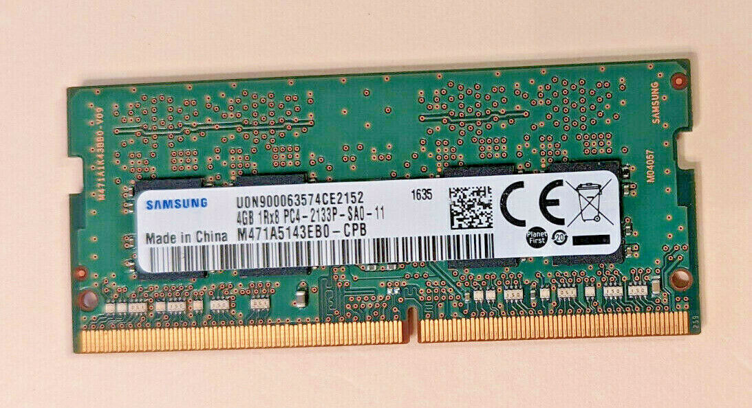 SAMSUNG 4Gb PC3 DDR3 SO-DIMM Laptop RAM Memory M471A5143EB0-CPB