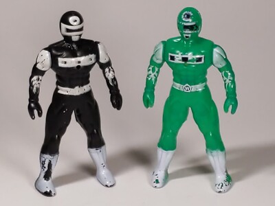 Lot of 2 Power Rangers Action Figure KO Knockoff Bootleg 5