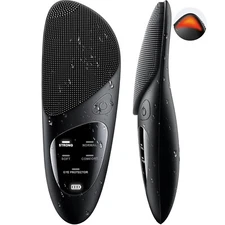 Facial Cleansing Rechargeable Electric Massager Silicone Face Cleaning Brush NEW