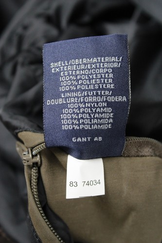 Gant Manhattan Chaqueta Para Hombre M Fleece Con Cremallera Y Cuello Alto - Imagen 6 de 6