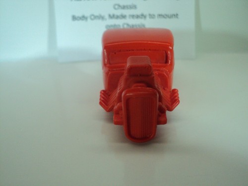 HO Slot Car Body 1932 Ford Hot Rod Orange AFX TOMY Mega-G+ 1.7 Long Chassis - Picture 2 of 9