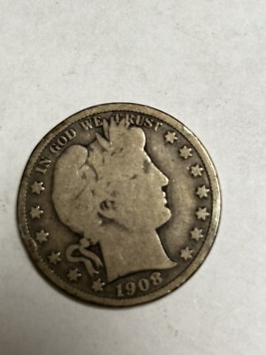 Old Duffy s  Barberama! full rimmed nice collectible/ Natural - Half Dol 1908 d