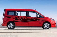 Racing Sleek Checkered Vinyl Decal Hood Window Sticker Car Van Truck Vehicle SUV