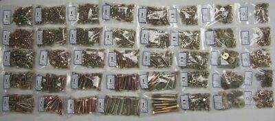 3740 Piece Assortment 8 Coarse Thread Bolts, Hex Nuts, USS F/W, L/W, Lock Nuts