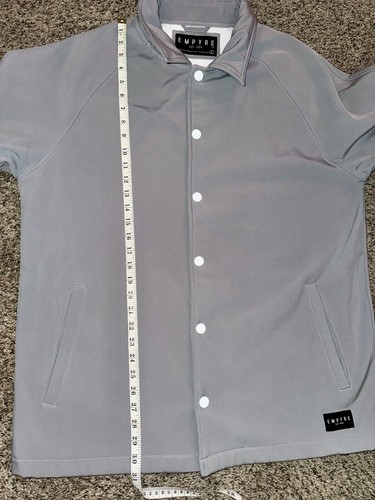 Empyre Men's Button Up Jacket Grey Snowboarding Size Large - Picture 9 of 11
