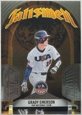 2026 Panini Prizm Stars & Stripes Grady Emerson 18U Talismen Insert #2