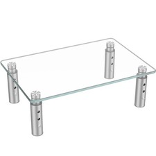 Hemudu Monitor Stand Riser, 3 Height Adjustable Laptop HD06T-001, Clear
