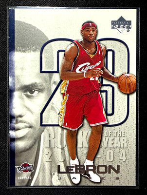 LeBron James 2005 Upper Deck Rookie of the Year #LJ1 Cleveland Cavaliers GOAT