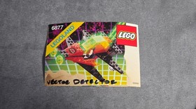 LEGO 6877 Vector Detector M-Tron Space Vintage 1990 100% Complete w/ Instruction