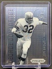 2012 Panini Prizm Jim Brown #2 Decade Dominance SSP Rare 