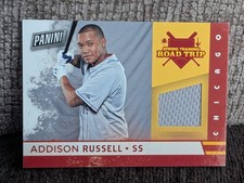 Addison Russell - 2017 Panini Day Spring Training Road Trip #4 Player-Worn