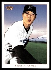 Josh Beckett 2002 Topps 206 #263 Marlins MLB READ FREE SHIPPING AutographDen